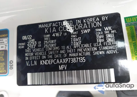 2023 Kia Seltos Lx z USA, uszkodzony, nr VIN KNDEPCAAXP7387135